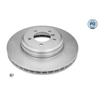 Jeu de 2 disques de frein avant MEYLE 383 521 1007/PD