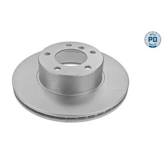 Jeu de 2 disques de frein avant MEYLE 383 521 3019/PD