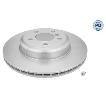 Jeu de 2 disques de frein arrière MEYLE 383 523 1003/PD