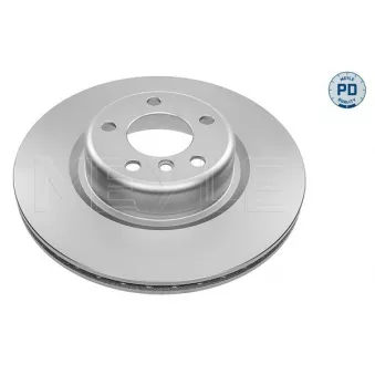 Jeu de 2 disques de frein arrière MEYLE 383 523 1005/PD