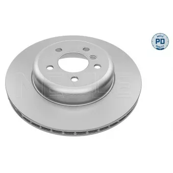 Jeu de 2 disques de frein arrière MEYLE 383 523 1006/PD
