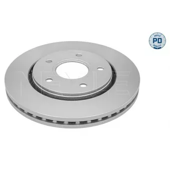 Jeu de 2 disques de frein avant MEYLE 44-15 521 0013/PD