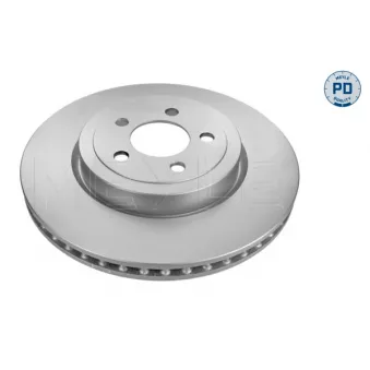 Jeu de 2 disques de frein avant MEYLE 44-15 521 0016/PD