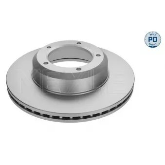 Jeu de 2 disques de frein avant MEYLE 45-15 521 0004/PD