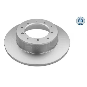 Jeu de 2 disques de frein arrière MEYLE 45-15 523 0003/PD