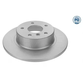 Jeu de 2 disques de frein arrière MEYLE 45-15 523 0006/PD