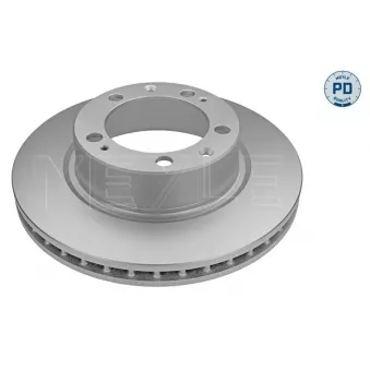 Jeu de 2 disques de frein avant MEYLE 483 521 0006/PD