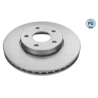 Jeu de 2 disques de frein avant MEYLE 515 521 0006/PD