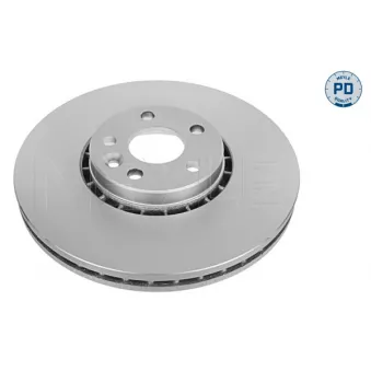 Jeu de 2 disques de frein avant MEYLE 515 521 0035/PD