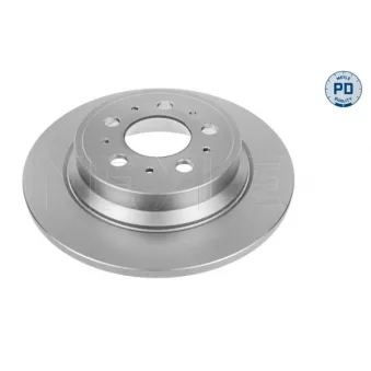 Jeu de 2 disques de frein arrière MEYLE 515 523 0014/PD