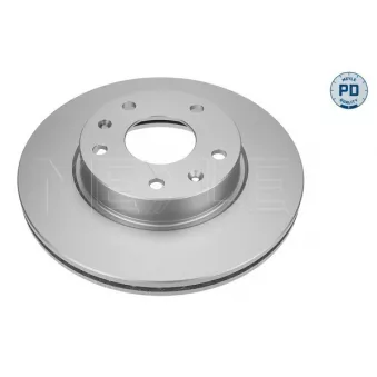 Jeu de 2 disques de frein avant MEYLE 53-15 521 0008/PD