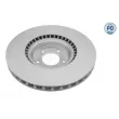 Jeu de 2 disques de frein avant MEYLE 53-15 521 0009/PD - Visuel 2