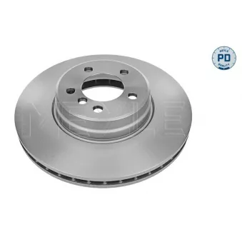 Jeu de 2 disques de frein avant MEYLE 53-15 521 0012/PD