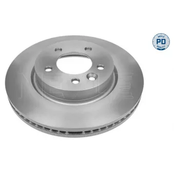 Jeu de 2 disques de frein avant MEYLE 53-15 521 0013/PD