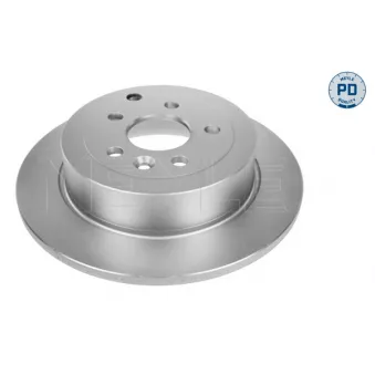 Jeu de 2 disques de frein arrière MEYLE 53-15 523 0013/PD