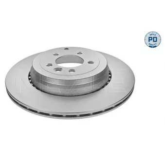 Jeu de 2 disques de frein arrière MEYLE 53-15 523 0014/PD