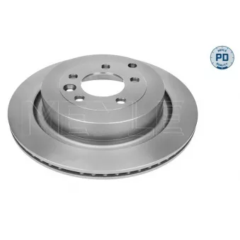 Jeu de 2 disques de frein arrière MEYLE 53-15 523 0016/PD