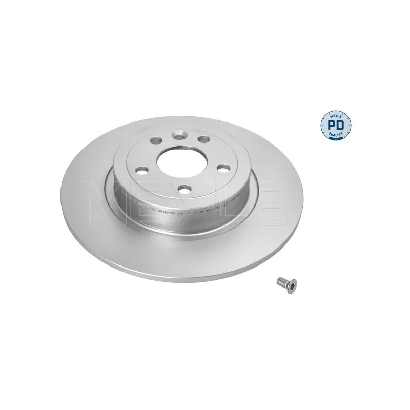 Jeu de 2 disques de frein arrière MEYLE 53-15 523 0018/PD