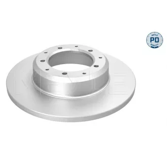Jeu de 2 disques de frein arrière MEYLE 53-15 523 0021/PD