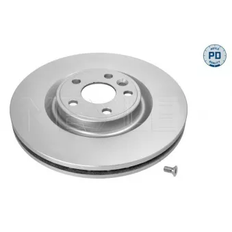 Jeu de 2 disques de frein avant MEYLE 53-83 521 0015/PD