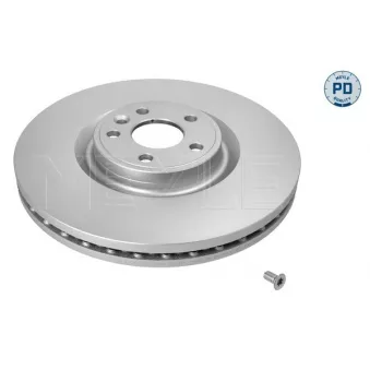 Jeu de 2 disques de frein avant MEYLE 53-83 521 0020/PD