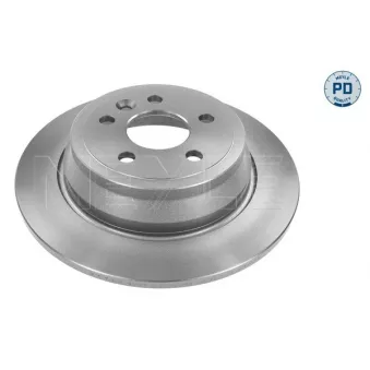 Jeu de 2 disques de frein arrière MEYLE 53-83 523 0015/PD