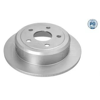 Jeu de 2 disques de frein arrière MEYLE 57-15 523 0003/PD