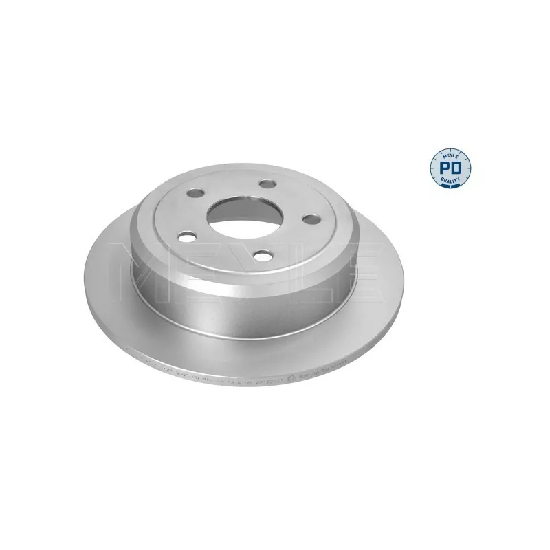 Jeu de 2 disques de frein arrière MEYLE 57-15 523 0003/PD
