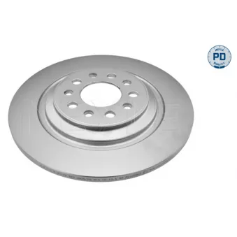 Jeu de 2 disques de frein arrière MEYLE 57-15 523 0004/PD