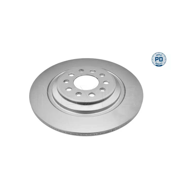Jeu de 2 disques de frein arrière MEYLE 57-15 523 0004/PD