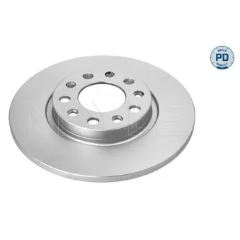 Jeu de 2 disques de frein arrière MEYLE 57-15 523 0005/PD