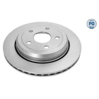 Jeu de 2 disques de frein arrière MEYLE 57-15 523 0006/PD