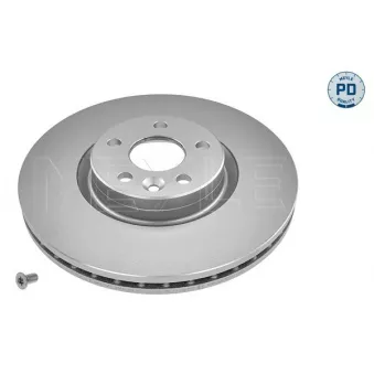 Jeu de 2 disques de frein avant MEYLE 583 521 0044/PD
