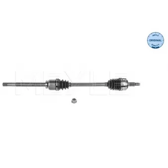 Arbre de transmission avant droit MEYLE 614 498 0035