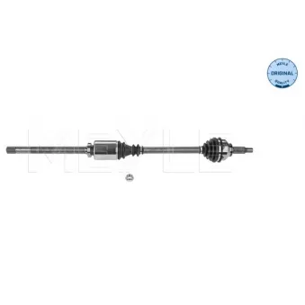 Arbre de transmission avant droit MEYLE 614 498 0036