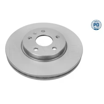 Jeu de 2 disques de frein avant MEYLE 615 521 0005/PD