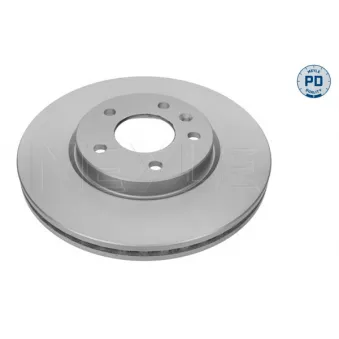 Jeu de 2 disques de frein avant MEYLE 615 521 0006/PD