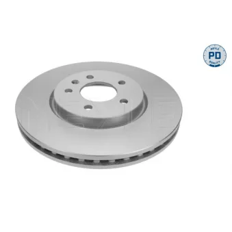 Jeu de 2 disques de frein avant MEYLE 615 521 0007/PD