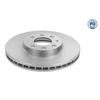 Jeu de 2 disques de frein avant MEYLE 615 521 0009/PD