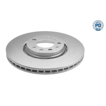 Jeu de 2 disques de frein avant MEYLE 615 521 0013/PD