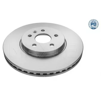 Jeu de 2 disques de frein avant MEYLE 615 521 0017/PD