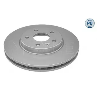 Jeu de 2 disques de frein avant MEYLE 615 521 0031/PD