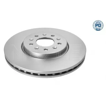 Jeu de 2 disques de frein avant MEYLE 615 521 0035/PD