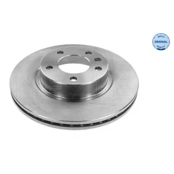 Jeu de 2 disques de frein avant MEYLE 615 521 6010