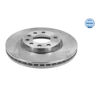 Jeu de 2 disques de frein avant MEYLE 615 521 6046