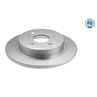 Jeu de 2 disques de frein arrière MEYLE 615 523 0011/PD
