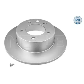 Jeu de 2 disques de frein arrière MEYLE 615 523 0016/PD