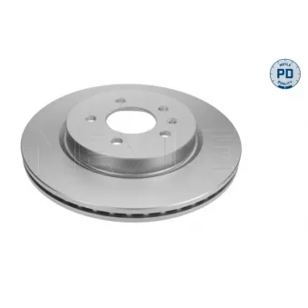 Jeu de 2 disques de frein arrière MEYLE 615 523 0020/PD