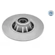 Jeu de 2 disques de frein arrière MEYLE 615 523 0022/PD - Visuel 2