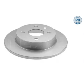 Jeu de 2 disques de frein arrière MEYLE 615 523 0023/PD